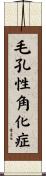 毛孔性角化症 Scroll
