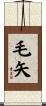 毛矢 Scroll