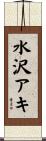 水沢アキ Scroll