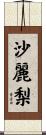 沙麗梨 Scroll