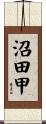 沼田甲 Scroll