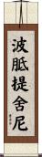 波胝提舍尼 Scroll