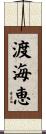 渡海恵 Scroll