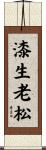 漆生老松 Scroll