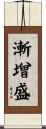 漸增盛 Scroll