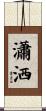 瀟洒 Scroll