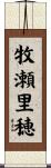 牧瀬里穂 Scroll