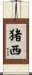 猪西 Scroll