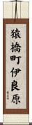 猿橋町伊良原 Scroll
