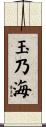 玉乃海 Scroll