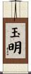 玉明 Scroll