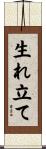 生れ立て Scroll