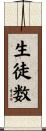 生徒数 Scroll