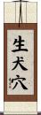 生犬穴 Scroll