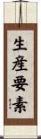 生産要素 Scroll