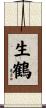 生鶴 Scroll