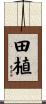 田植 Scroll