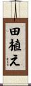 田植え Scroll