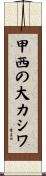 甲西の大カシワ Scroll