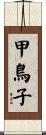 甲鳥子 Scroll