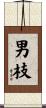 男枝 Scroll