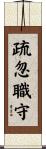 疏忽職守 Scroll