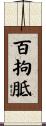百拘胝 Scroll