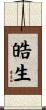 皓生 Scroll