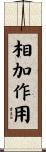 相加作用 Scroll