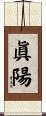 眞陽 Scroll