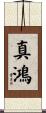 真鴻 Scroll