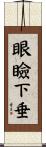 眼瞼下垂 Scroll