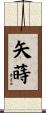 矢蒔 Scroll