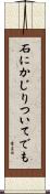 石にかじりついてでも Scroll