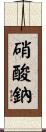 硝酸鈉 Scroll