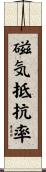 磁気抵抗率 Scroll