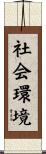 社会環境 Scroll