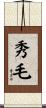 秀毛 Scroll