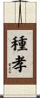 種孝 Scroll