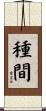 種間 Scroll