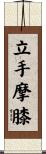 立手摩膝 Scroll