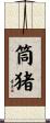 筒猪 Scroll
