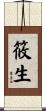 筱生 Scroll