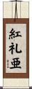 紅礼亜 Scroll