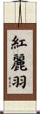 紅麗羽 Scroll