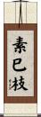 素巳枝 Scroll