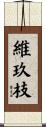 維玖枝 Scroll