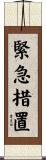 緊急措置 Scroll