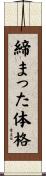 締まった体格 Scroll