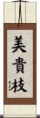 美貴枝 Scroll